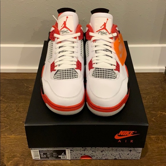 *SOLD ON EBAY* Air Jordan 4 Fire Red Size 12 DS - Picture 2 of 6